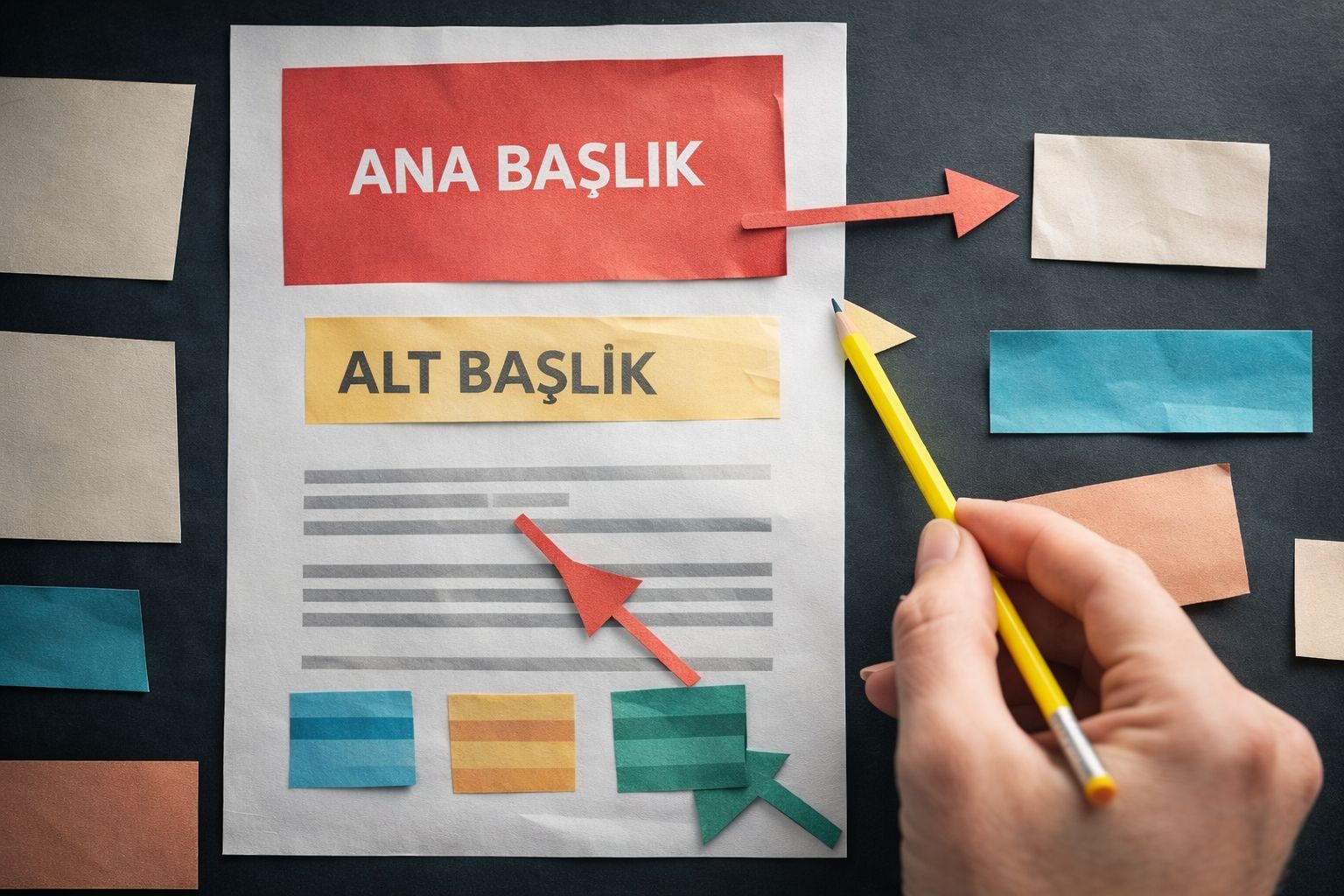 Tasarımda Görsel Hiyerarşi: Göz Nereye Bakacağını Bilmeli